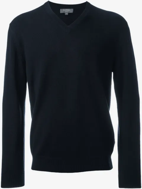 N.Peal 'The Burlington' V Neck jumper