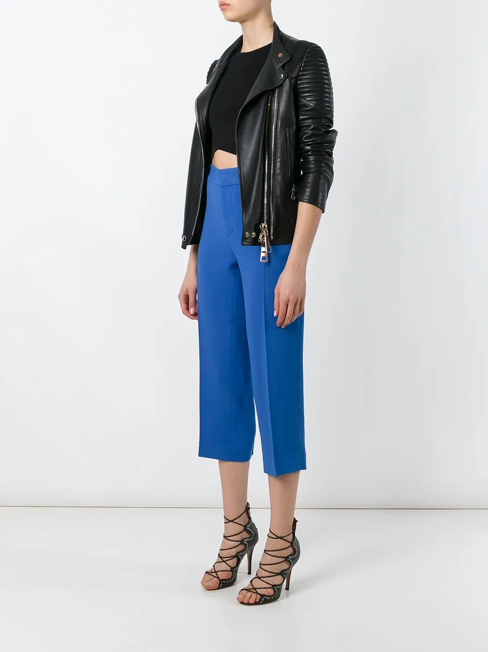 DSQUARED2 cropped broek - Blauw