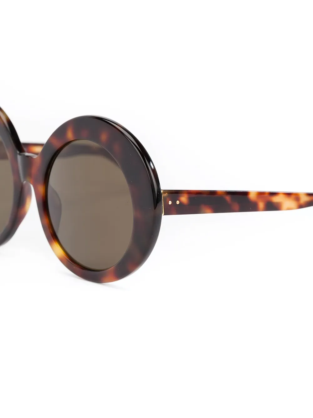 Linda Farrow oversized frame sunglasses Zwart