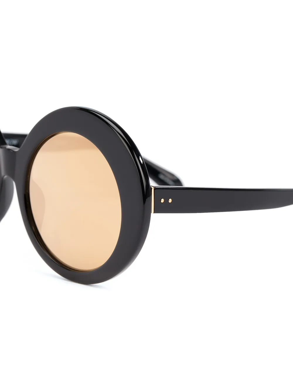 Linda Farrow oval sunglasses Zwart