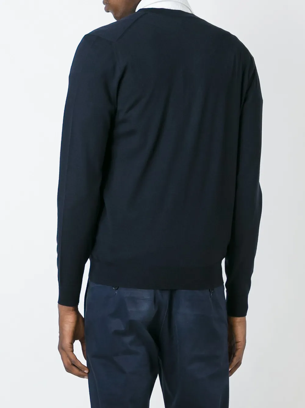 Drumohr v-neck cardigan Blauw