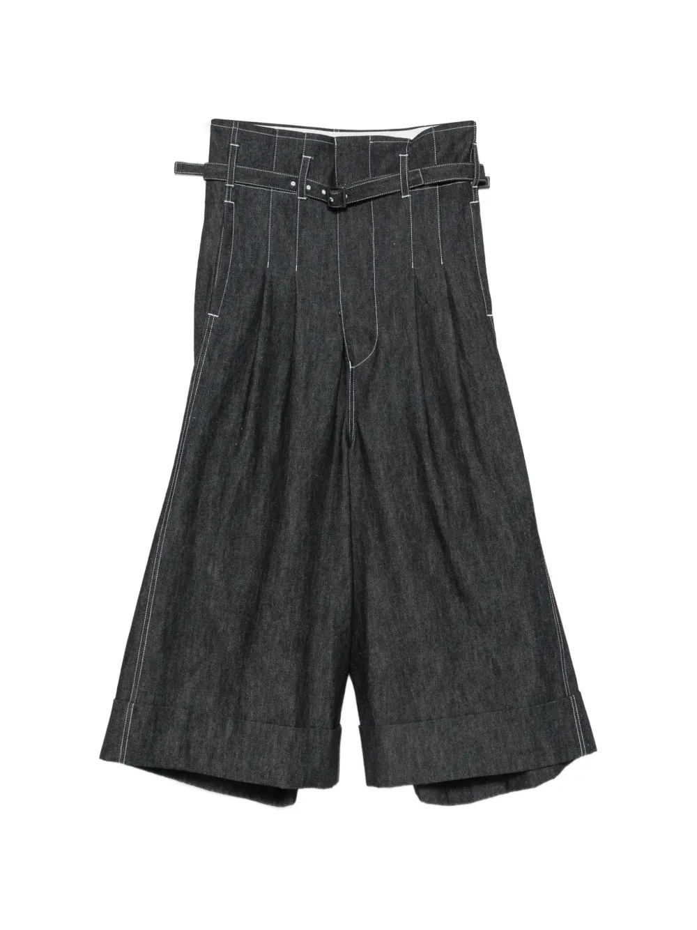 Junya Watanabe pleated shorts - Nero