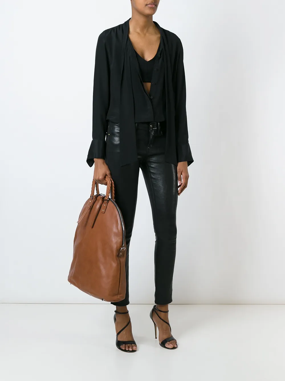 barbara bui 麂皮手提包