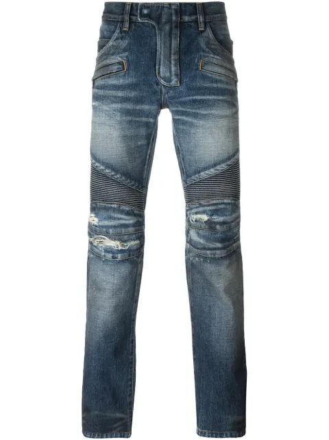 Balmain biker jeans