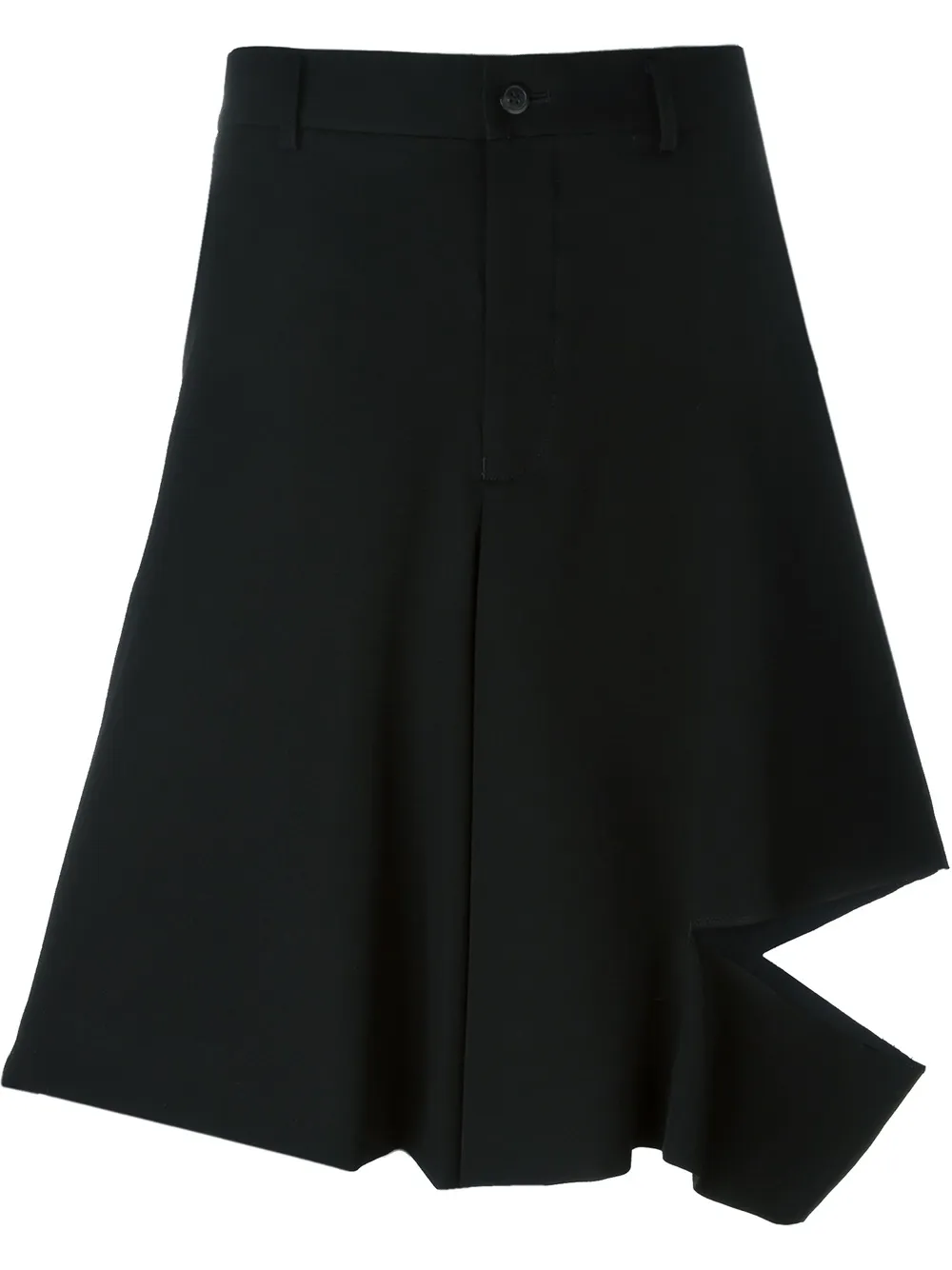 Comme des Garçons Homme Plus cut out detail oversized shorts - Schwarz