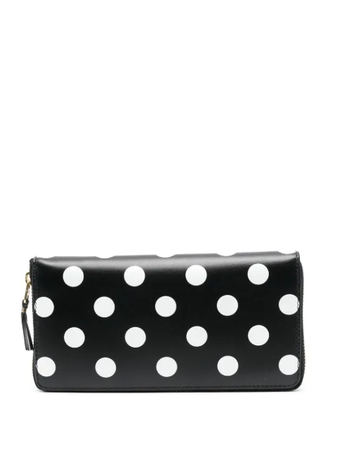 Comme Des Garçons Wallet polka-dot continental wallet