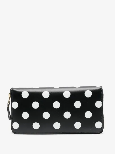 Comme Des Garçons Wallet polka-dot leather wallet
