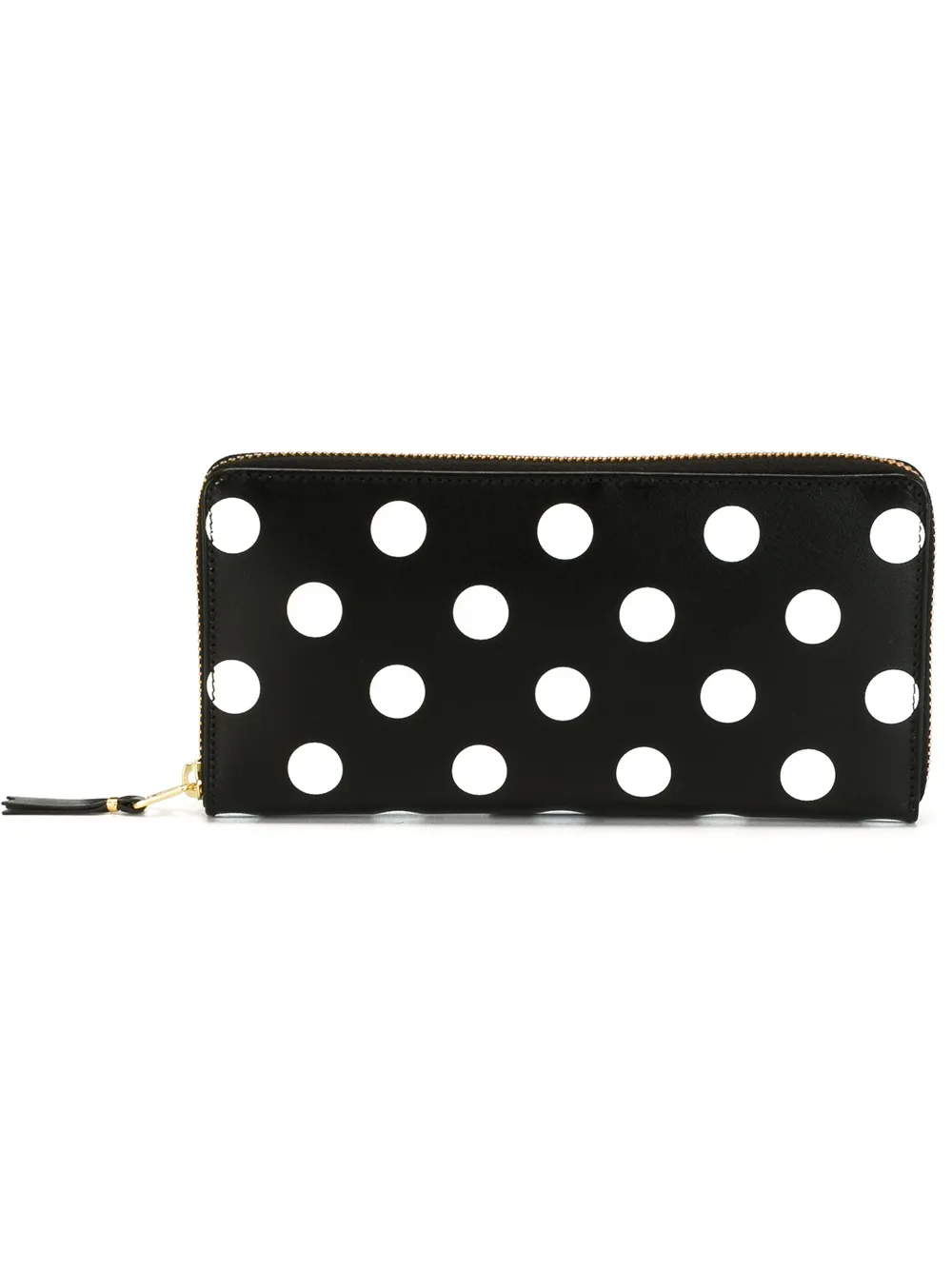 

Comme Des Garçons Wallet polka dot continental wallet - Black