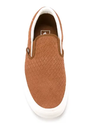 vans slip on embossed weave vans slip on embossed weave