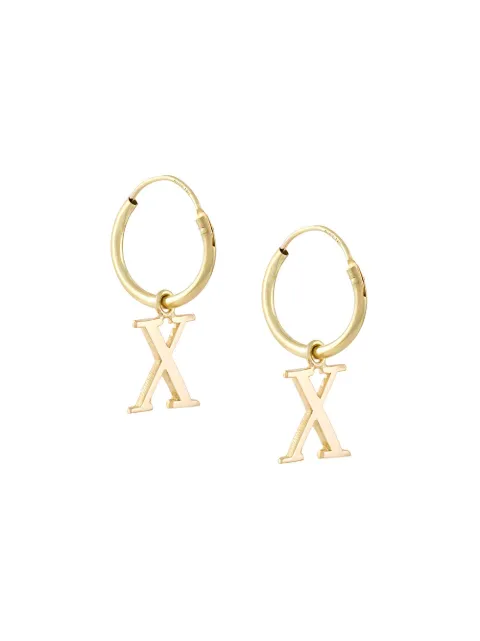 Wouters & Hendrix Gold 18kt yellow gold 'X' earrings