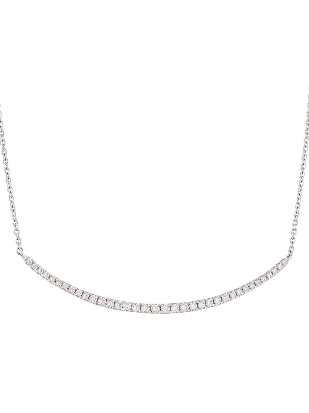 Shop Wouters & Hendrix Gold Diamond Pavé Necklace In Metallic