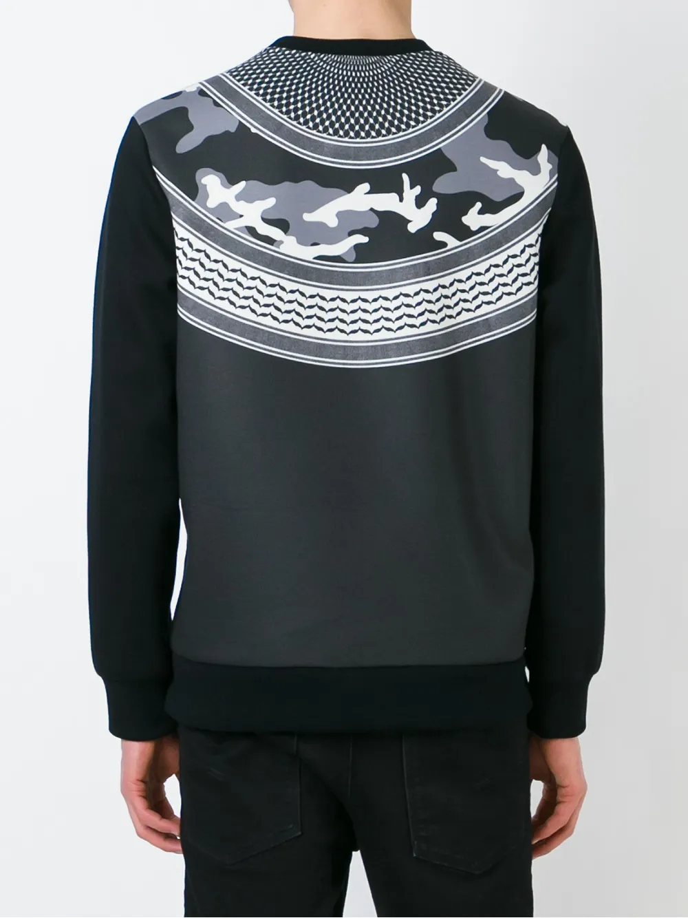 neil barrett 迷彩印花套头衫