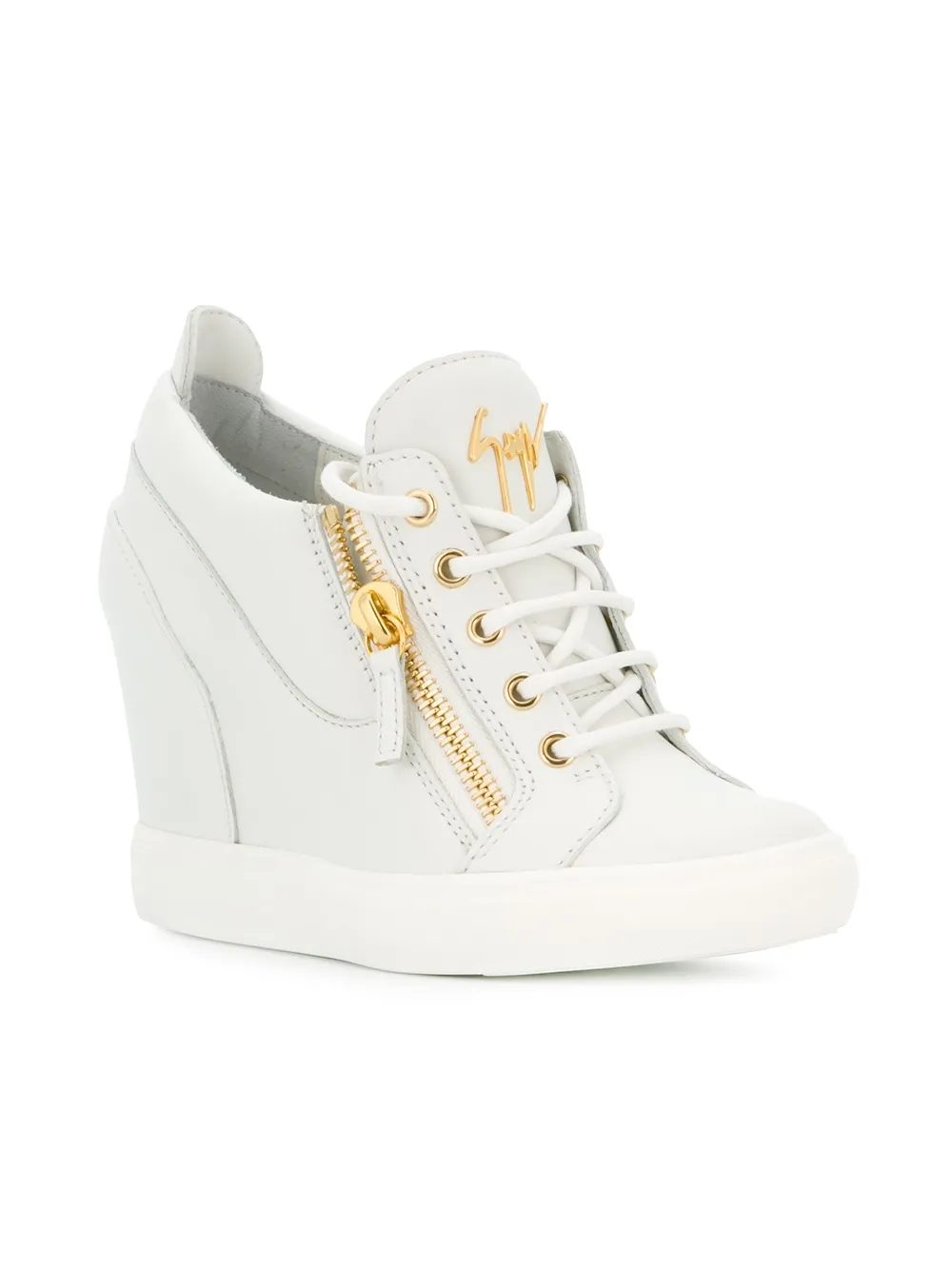 Giuseppe Zanotti 'Sonya' wedge sneakers Wit