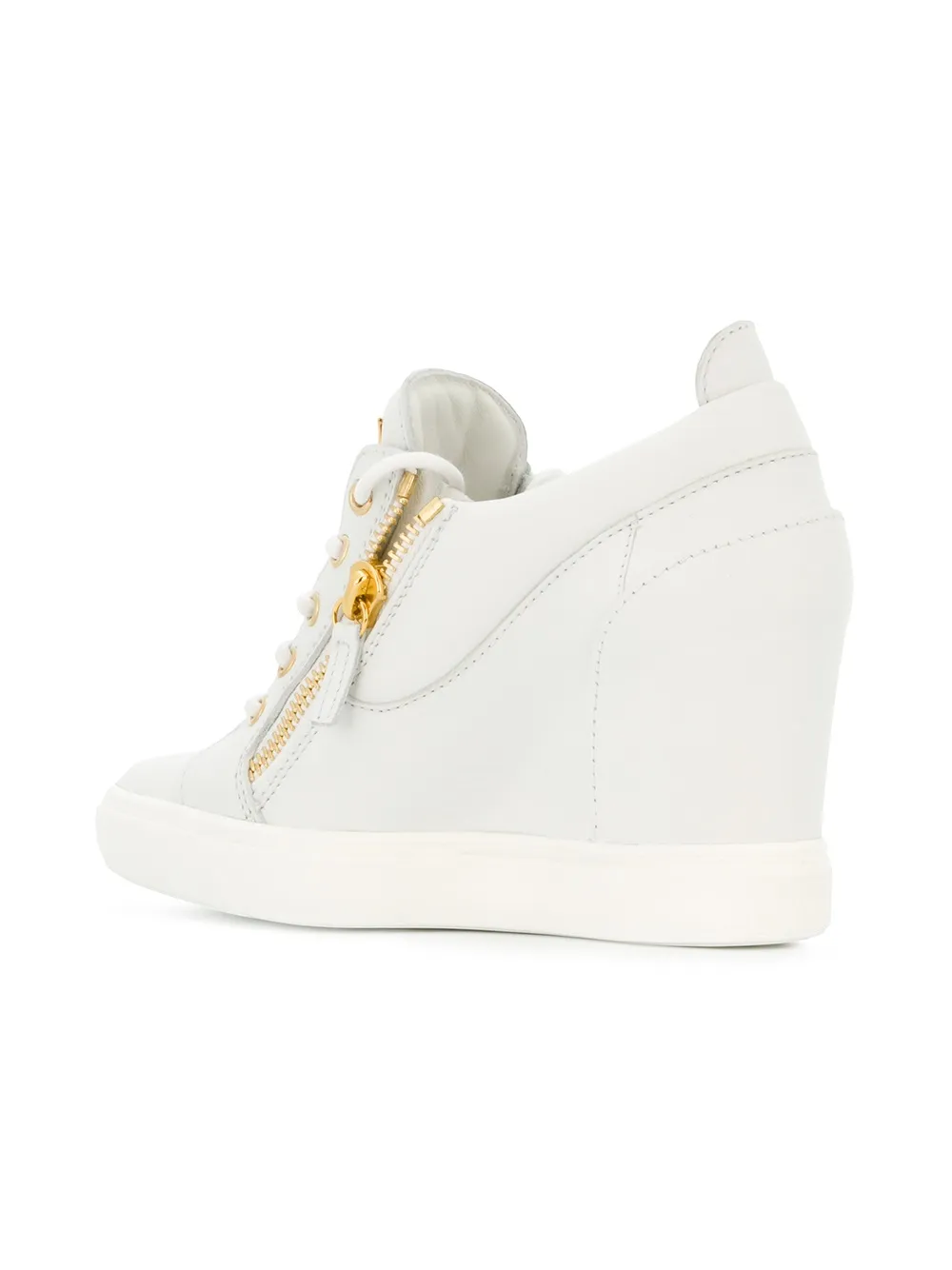 Giuseppe Zanotti 'Sonya' wedge sneakers Wit
