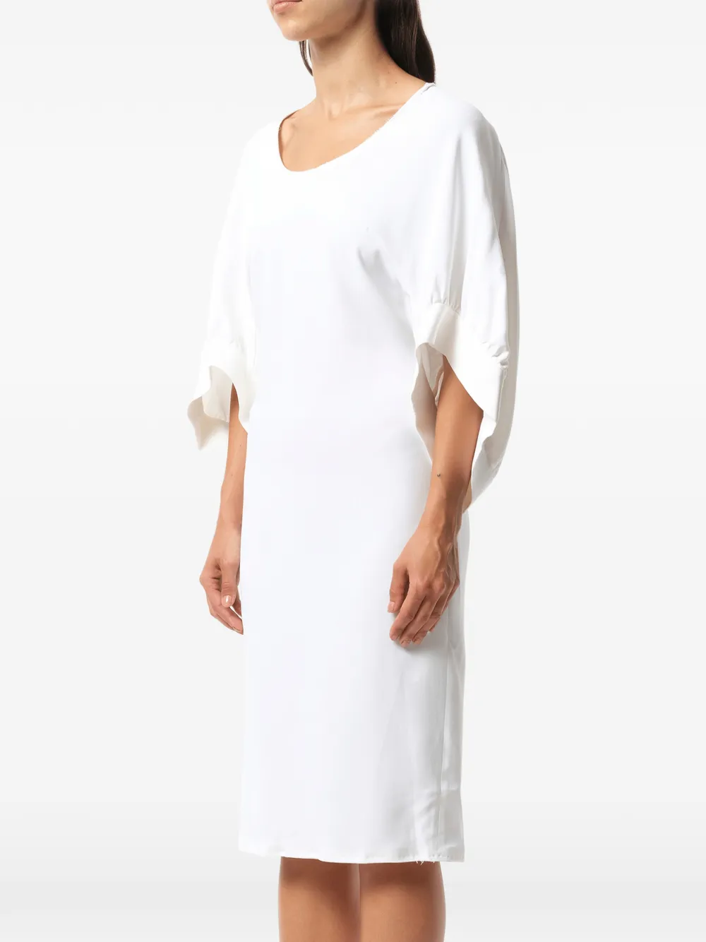  Givenchy Kleid Mit Weiten ärmeln   Weiß 