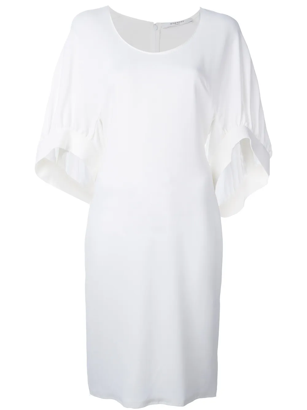 Givenchy bat-wing sleeve dress - Bianco