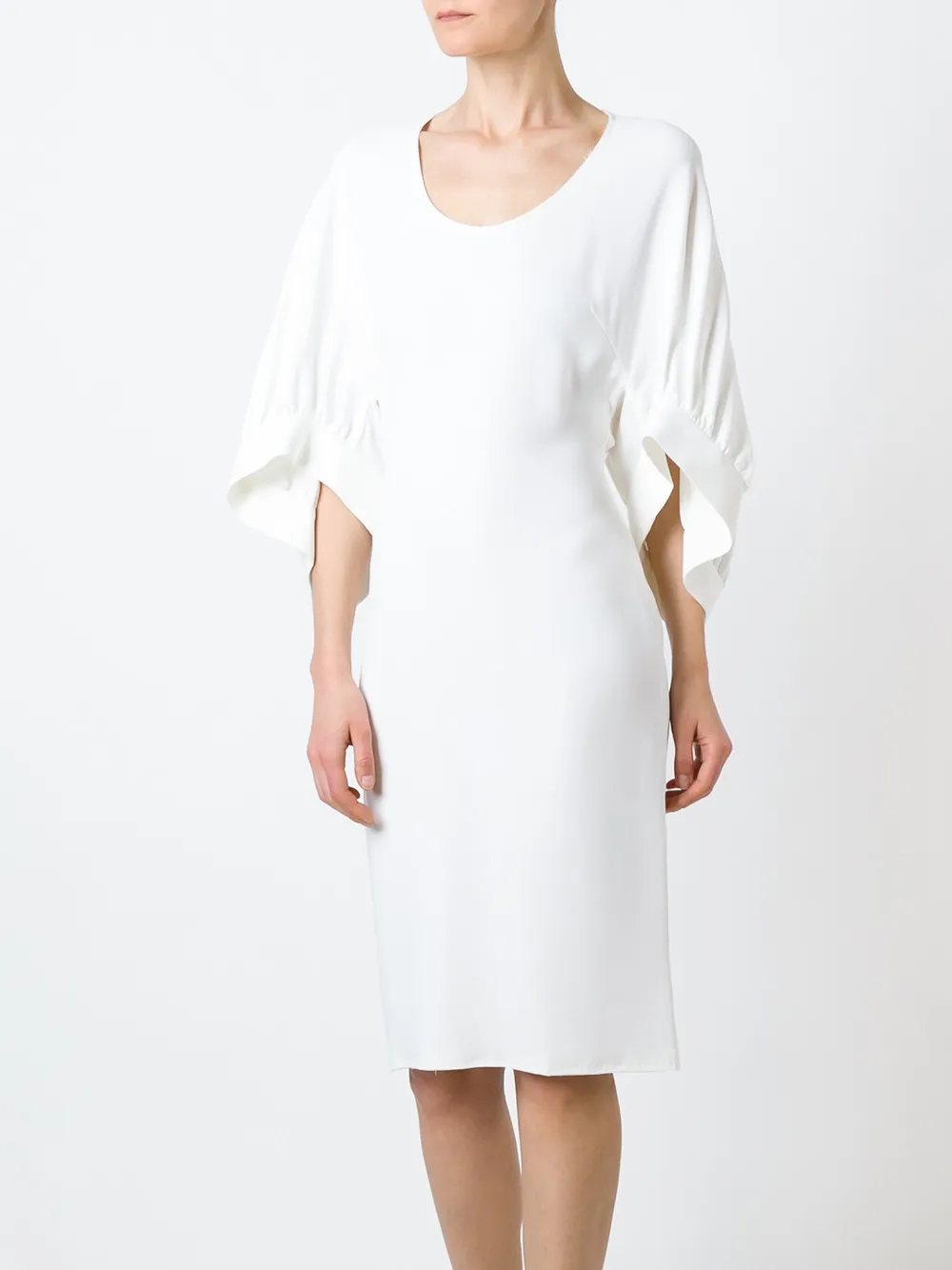 Givenchy bat-wing sleeve dress Wit