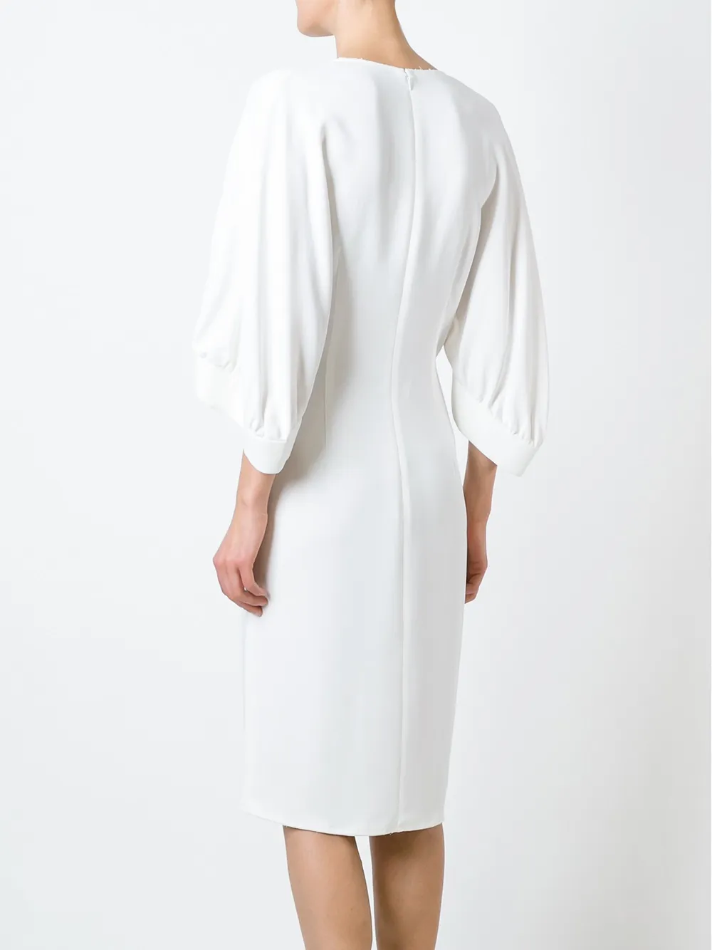 Givenchy bat-wing sleeve dress Wit