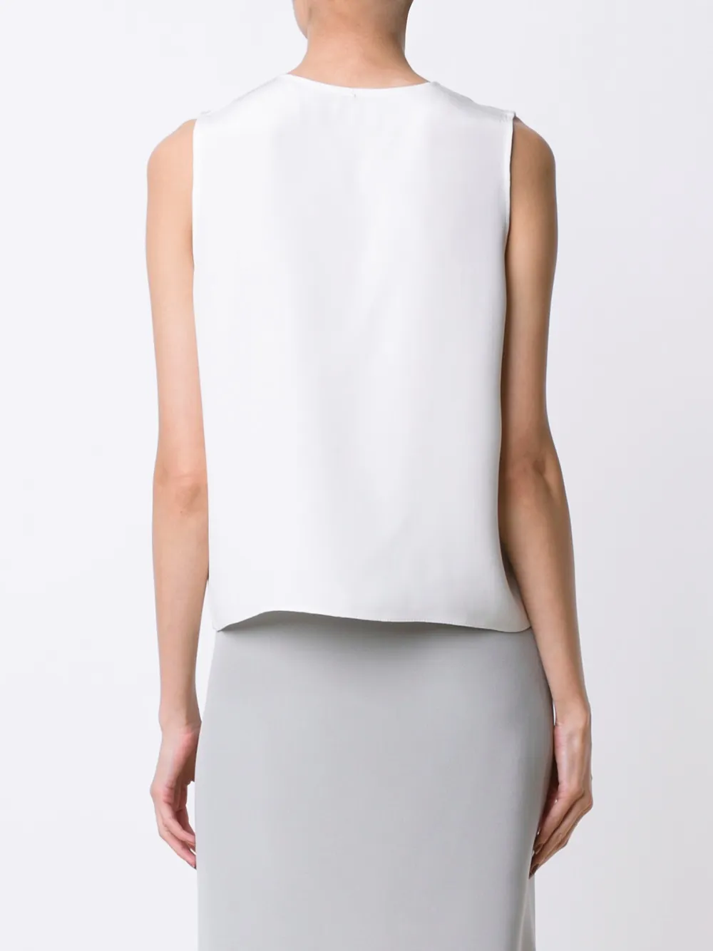 Peter Cohen sleeveless blouse - Wit