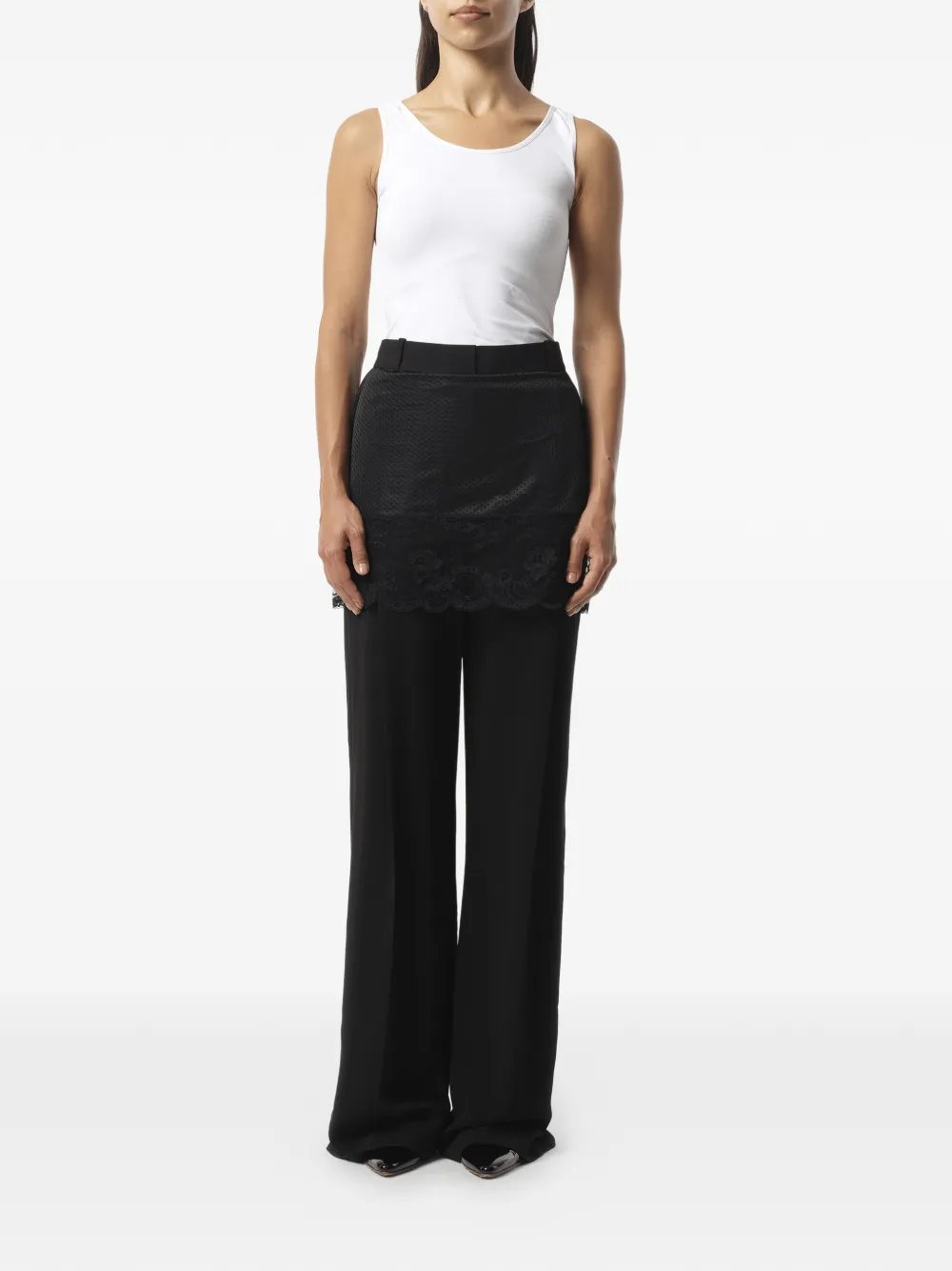  Givenchy Hose Mit Rock   Schwarz 