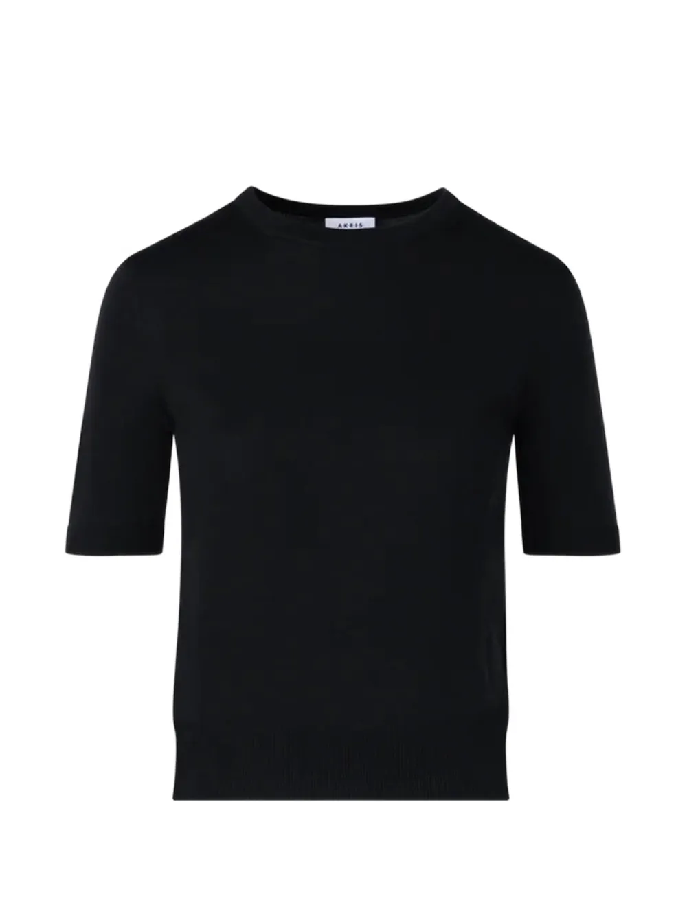 Akris turtleneck sleeveless knitted top - Nero