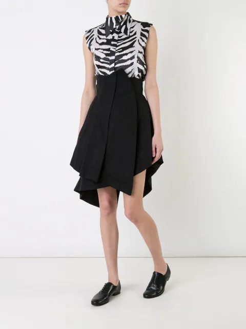 AGANOVICH sharp collar shirt