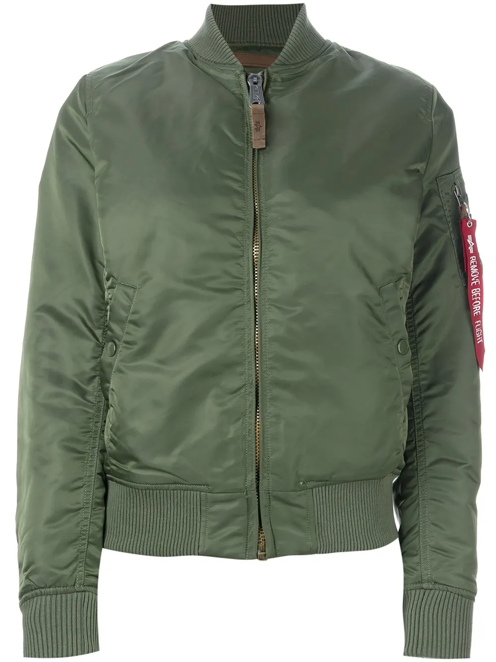 Alpha Industries padded bomber jacket | Green | Image 1