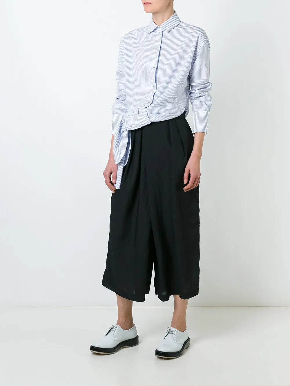  Comme Des Garçons Comme Des Garçons Wide Leg Culottes - Black 
