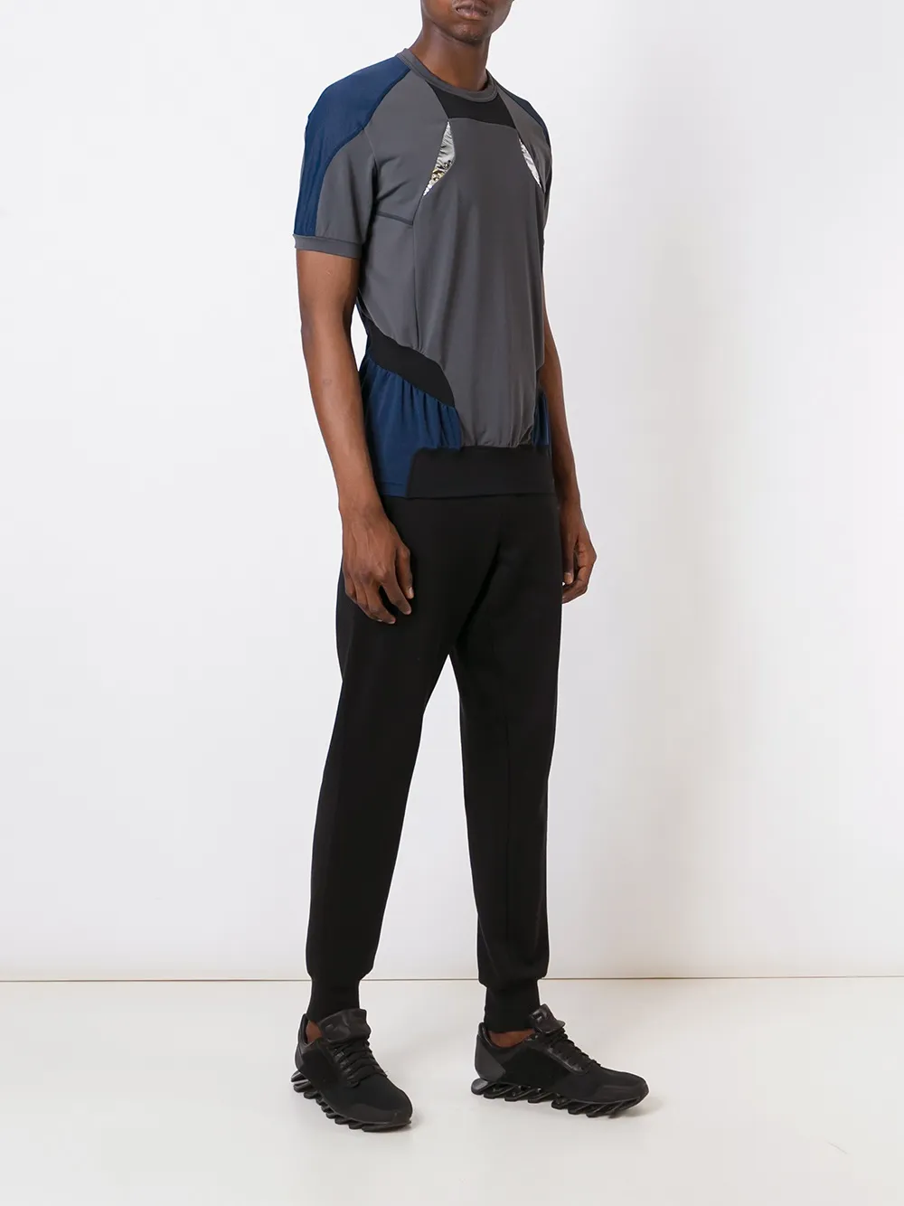 Adidas Originals X Kolor technical T-shirt - Grijs