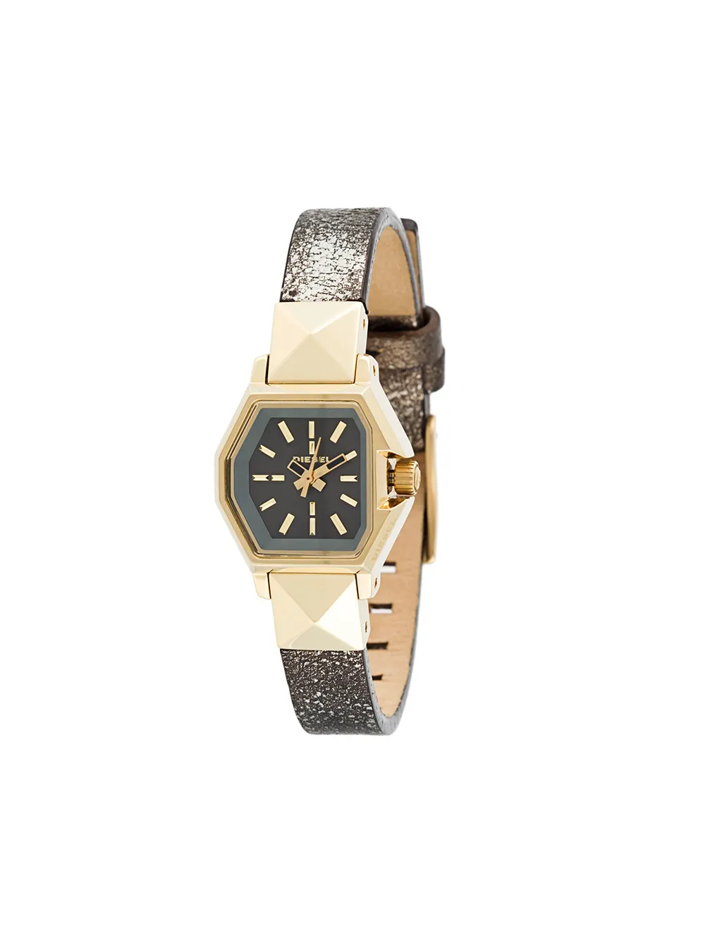 Diesel small tonneau analog watch - Effetto metallizzato