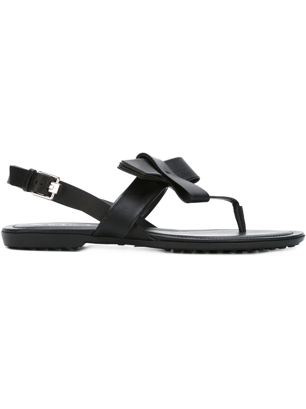 Tod's bow t-bar sandals | negro | Image 1