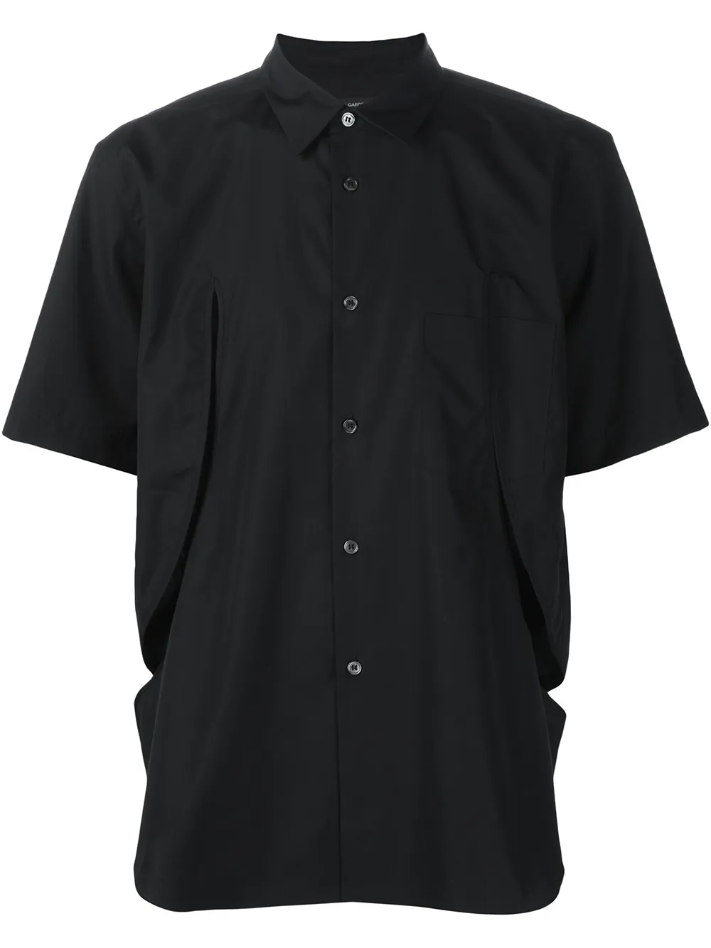 Comme des Garçons Homme Plus slit detail shirt - Nero