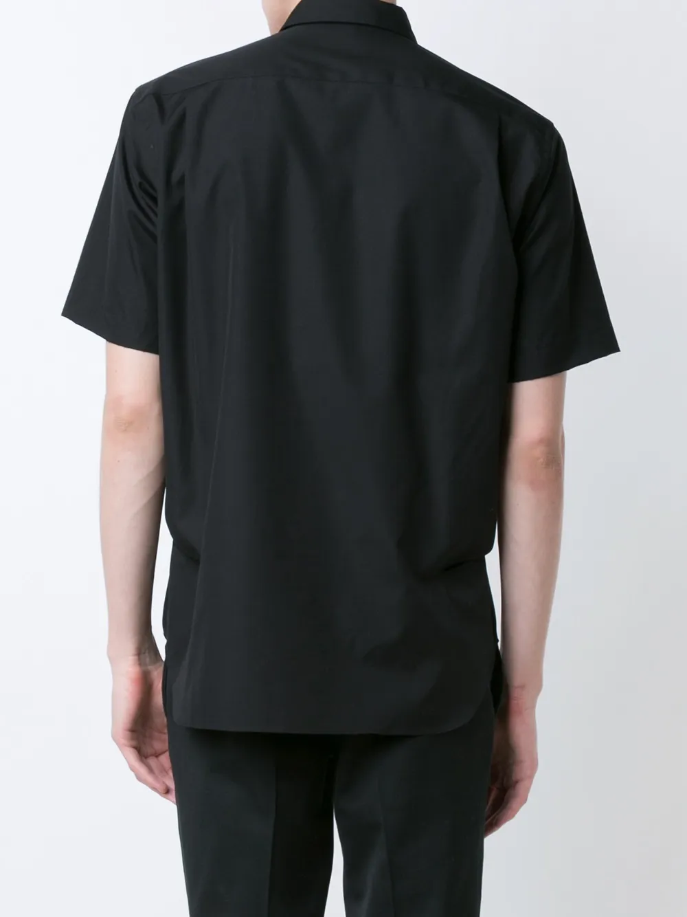 Comme des Garçons Homme Plus slit detail shirt Zwart