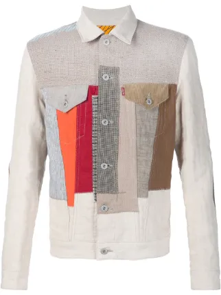 junya watanabe patchwork blazer