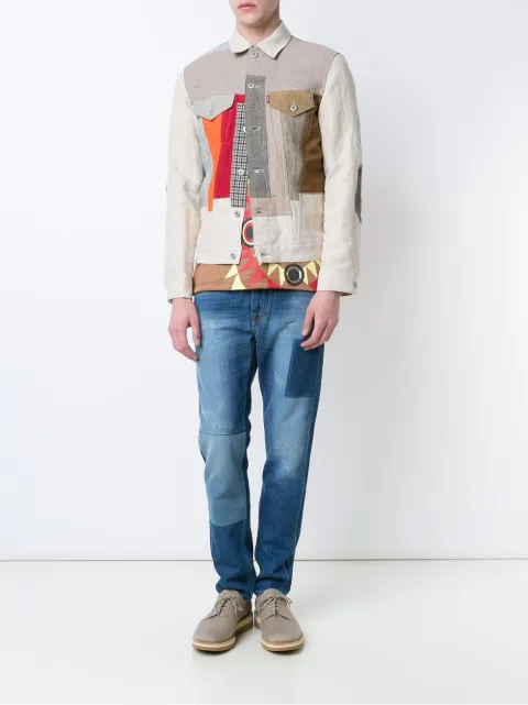 junya watanabe patchwork blazer