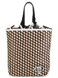 PUCCI geometric pattern frilled shoulder bag - Multicolour
