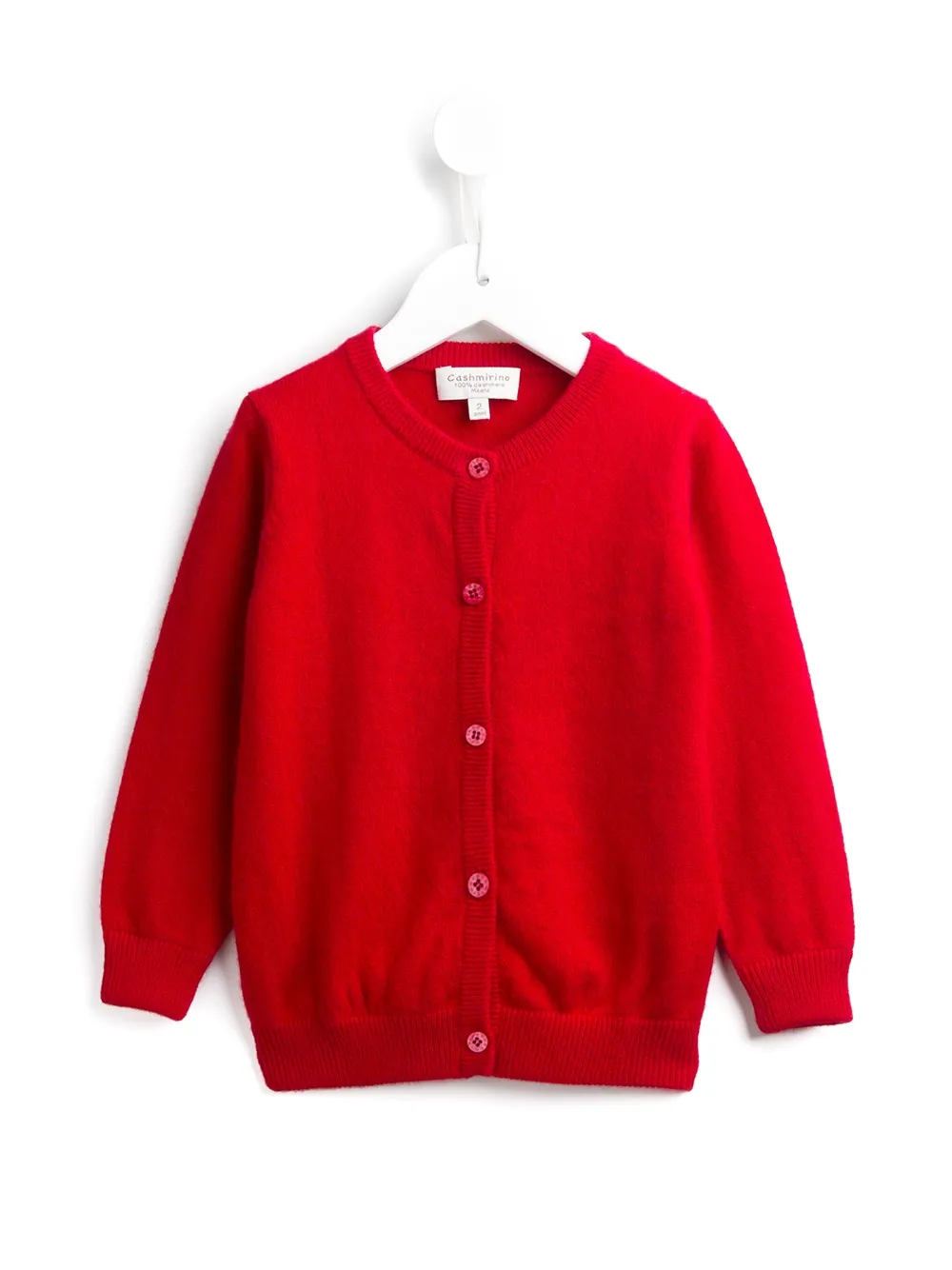 

Cashmirino Round neck cardigan - Rojo