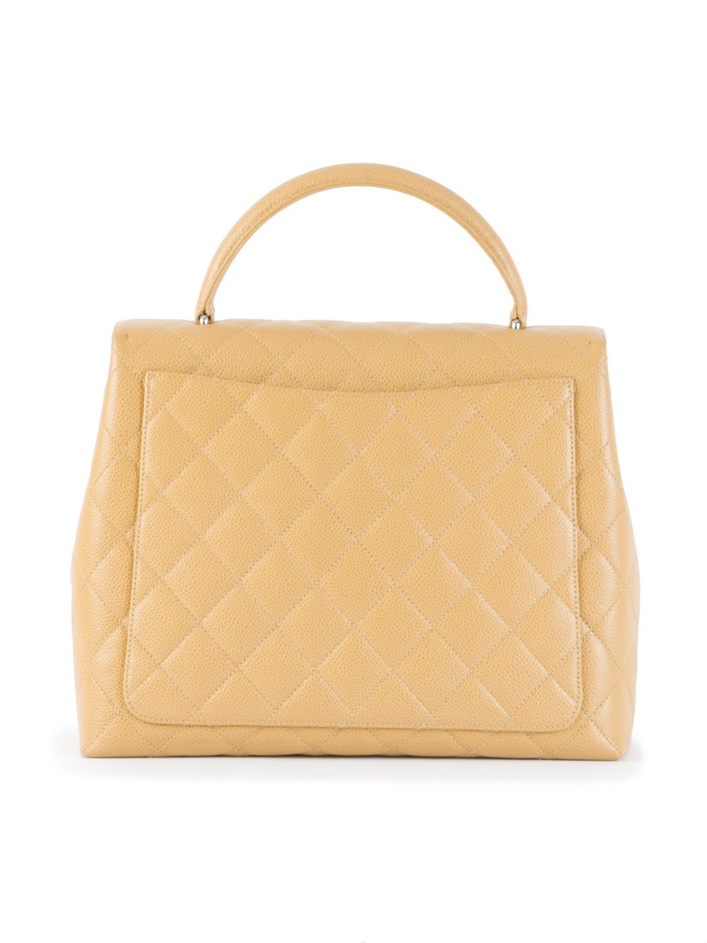 CHANEL quilted trapeze tote Women