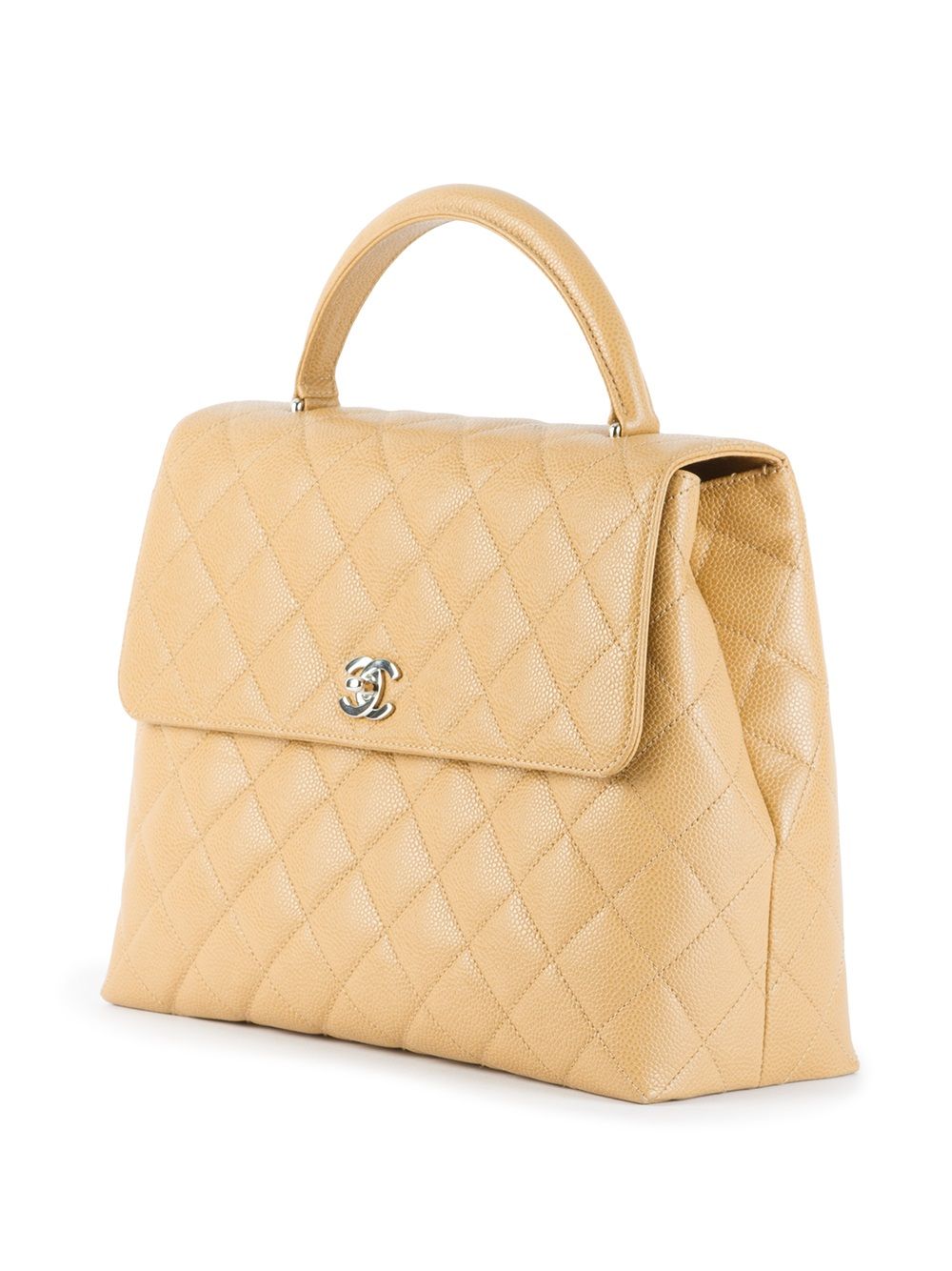 CHANEL quilted trapeze tote Women