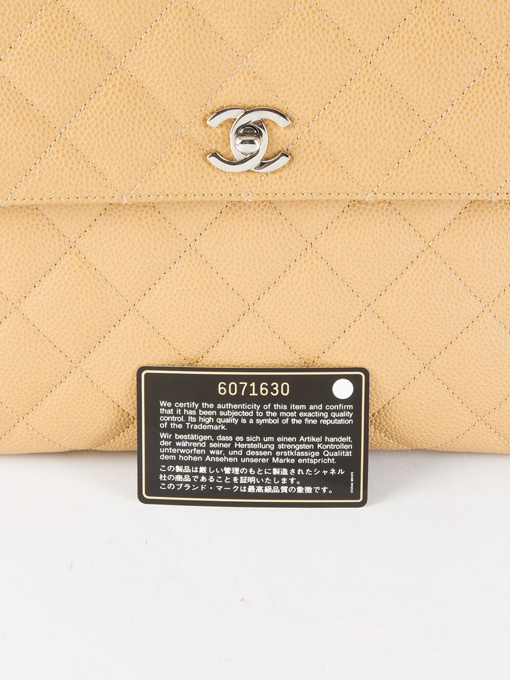 CHANEL quilted trapeze tote Women