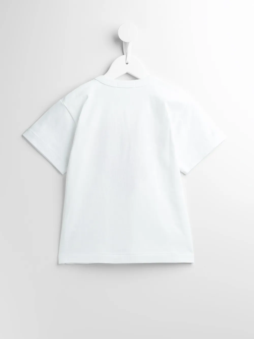 Comme Des Garçons Play Kids T-shirt met logo - Wit