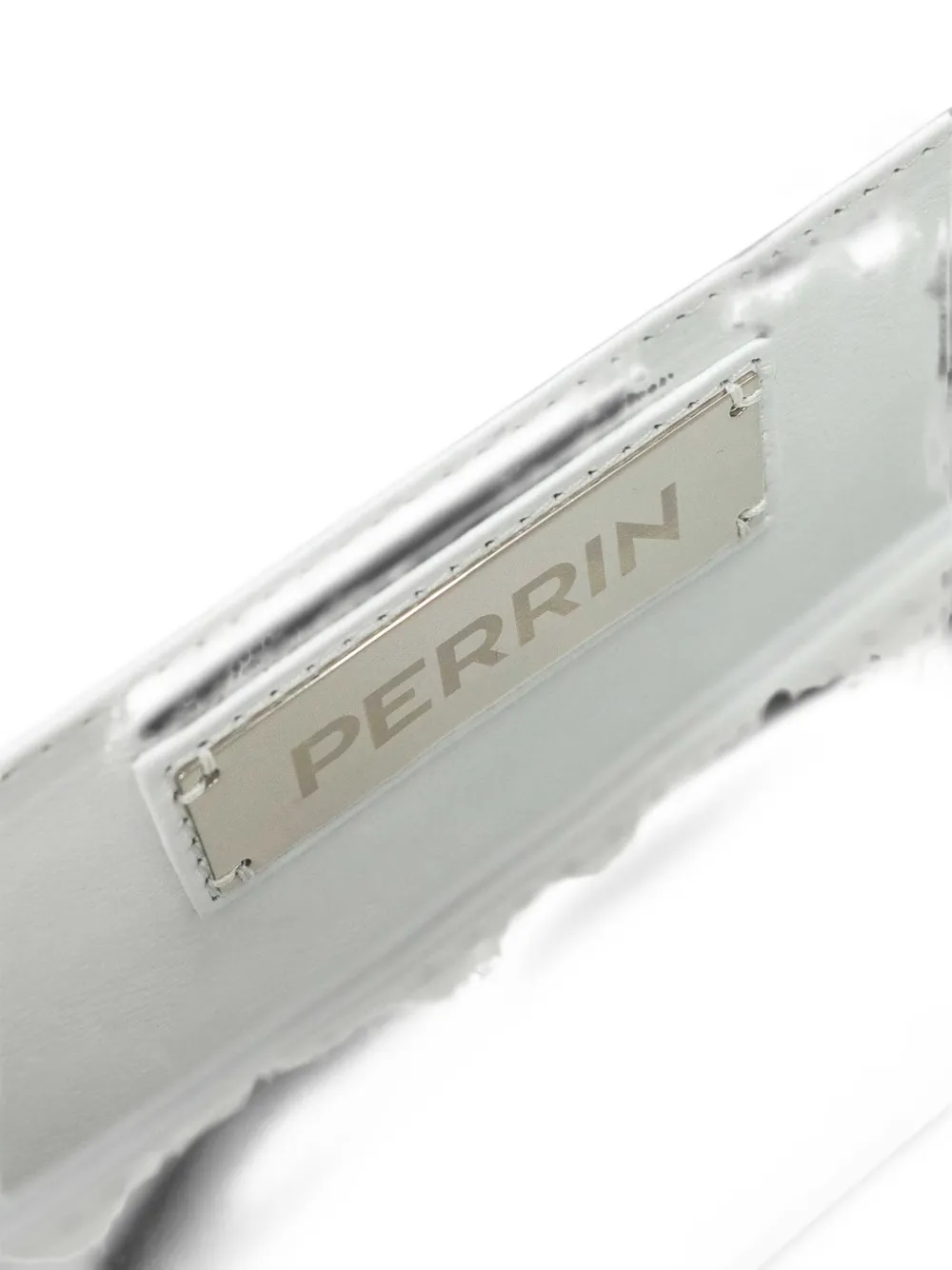 Perrin Paris handle detail clutch Wit