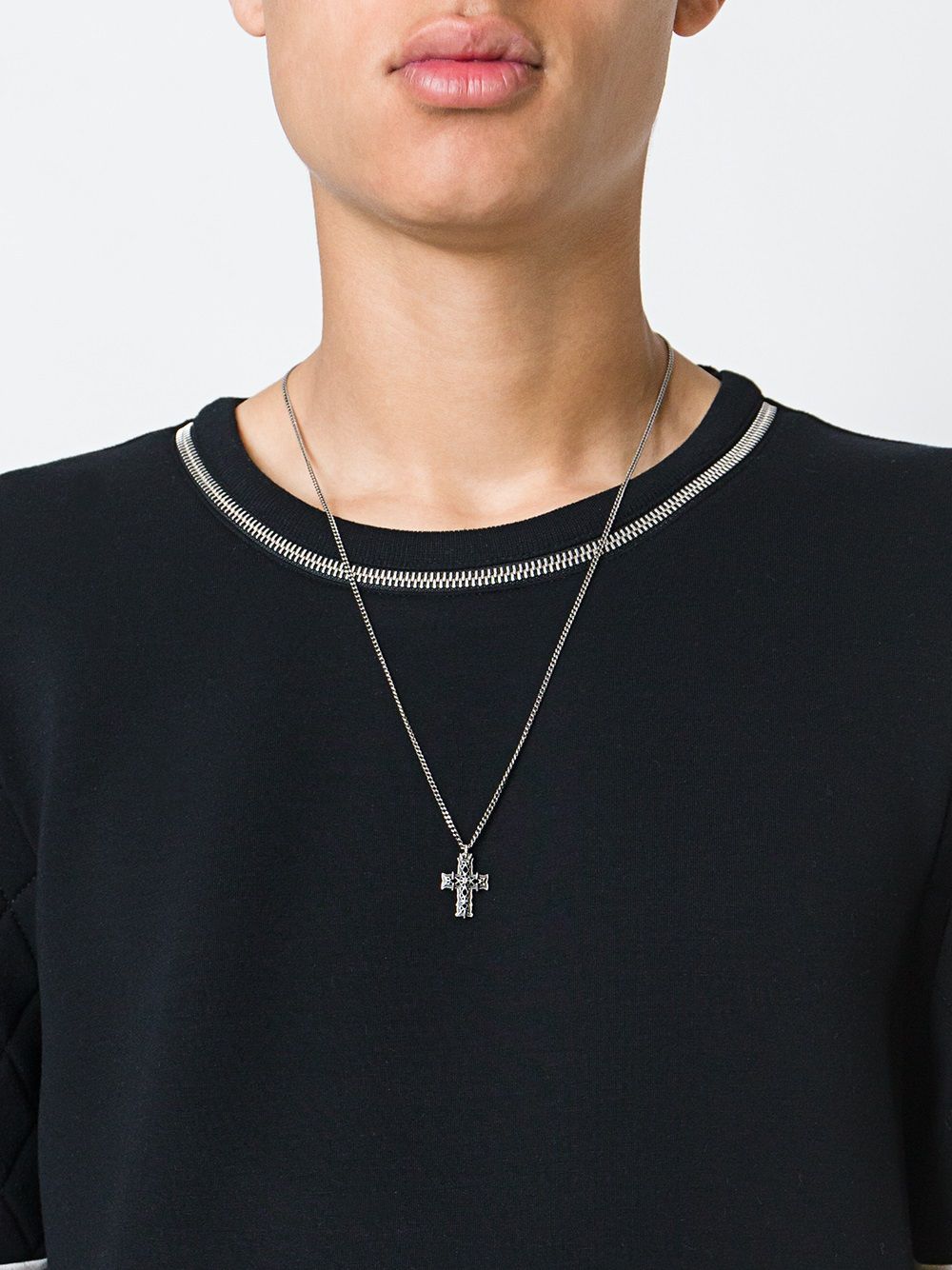 Emanuele Bicocchi cross pendant necklace - Metallic