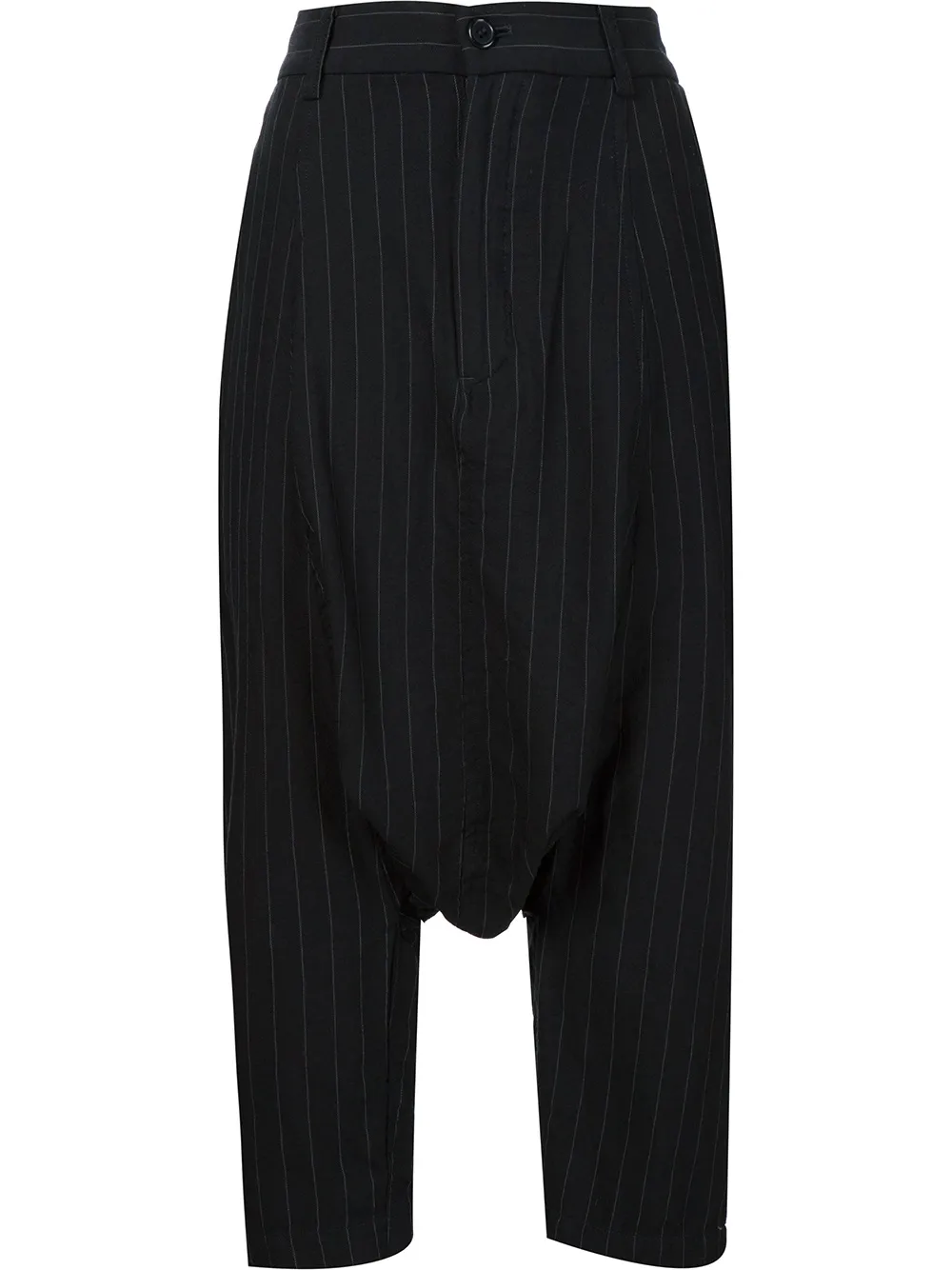 Comme Des Garçons Comme Des Garçons pinstripe cropped trousers - Nero