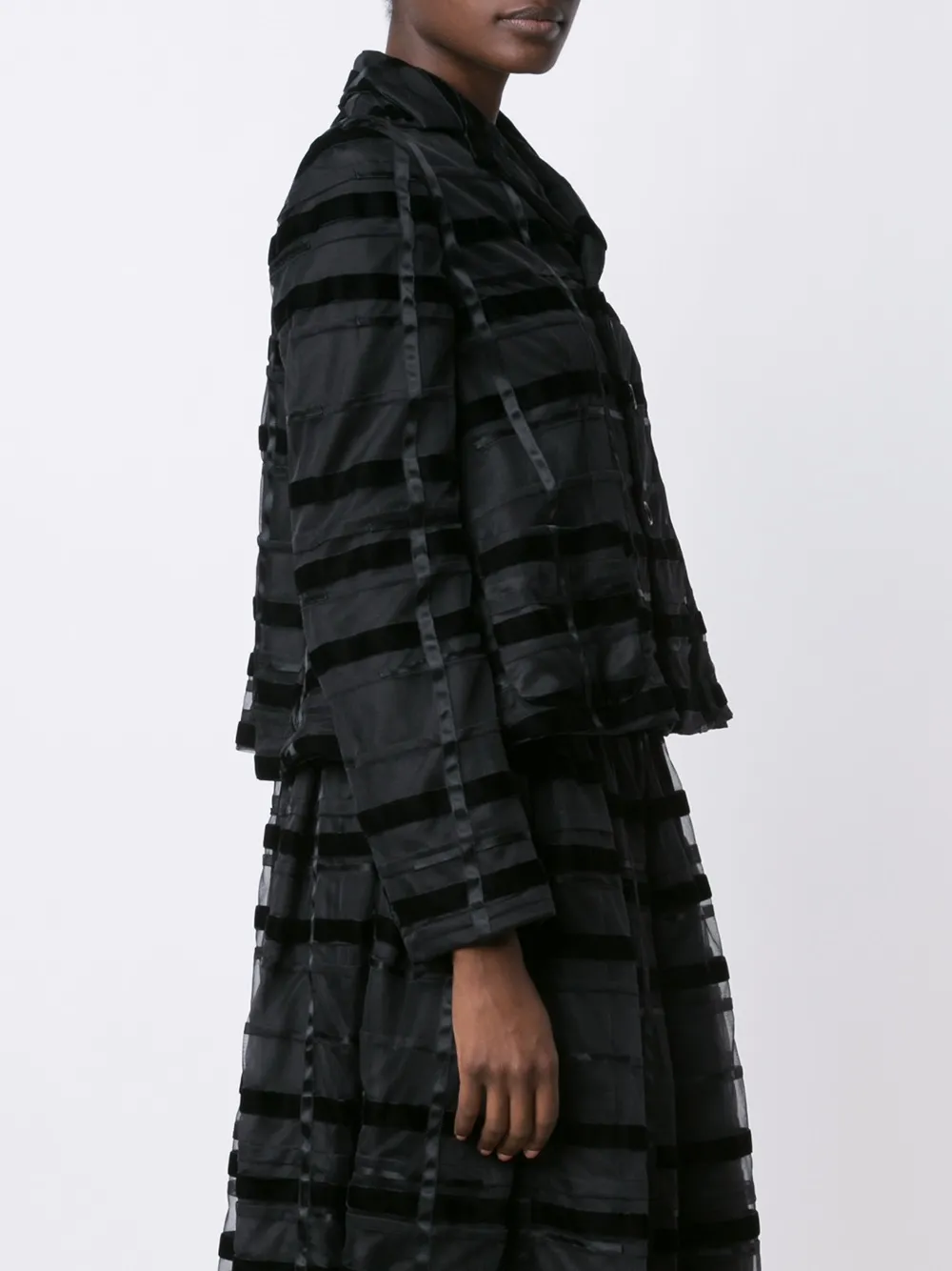  Comme Des Garçons Comme Des Garçons Jacke Mit Applikationen   Schwarz 