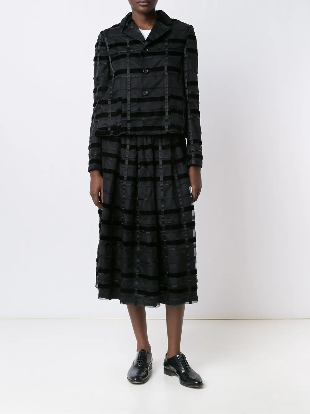  Comme Des Garçons Comme Des Garçons Jacke Mit Applikationen   Schwarz 