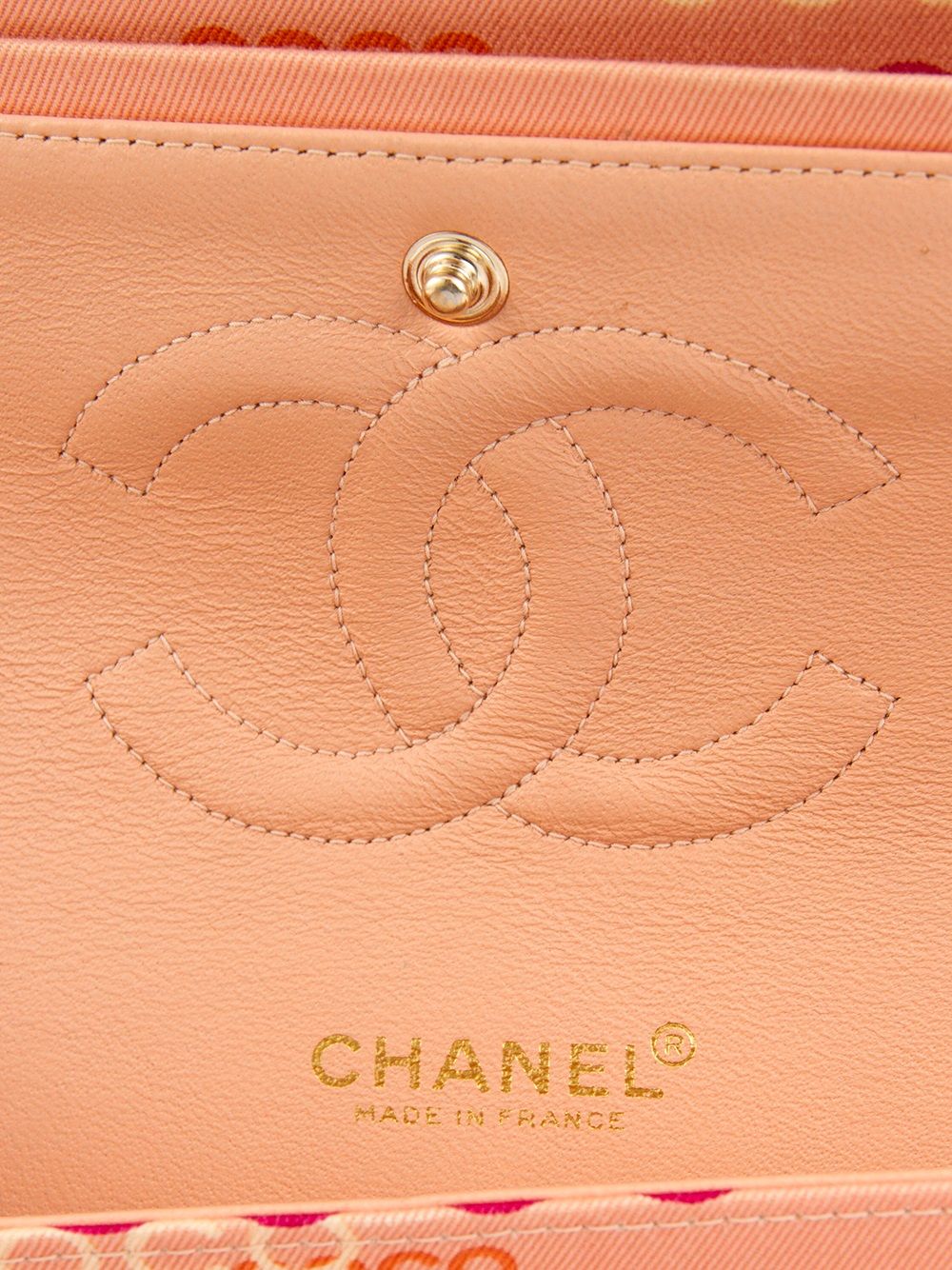 CHANEL printed logo shoulder bag Women