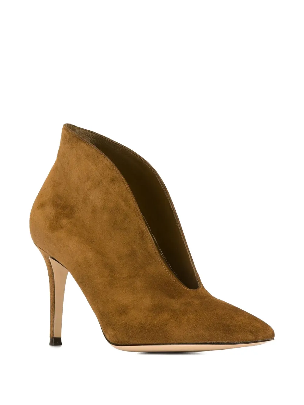 Gianvito Rossi 90mm 'Vania' booties Brown