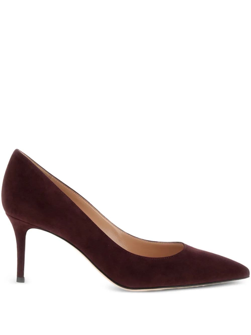 Gianvito Rossi suede heeled pumps | Red | Image 1