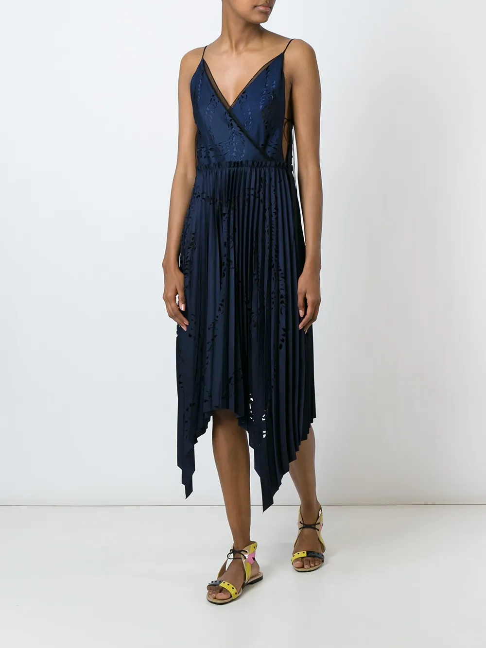 PUCCI pleated dress - Blauw